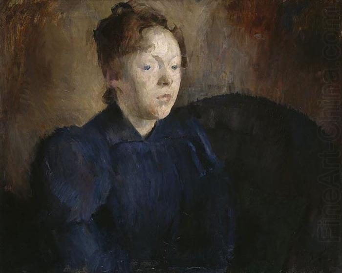 Harriet Backer Portrait of Nenna Jahnson china oil painting image